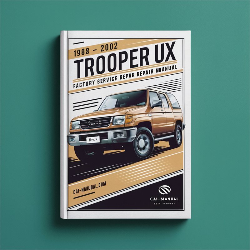 1998-2002 Isuzu Trooper UX Factory Service Repair Manual 