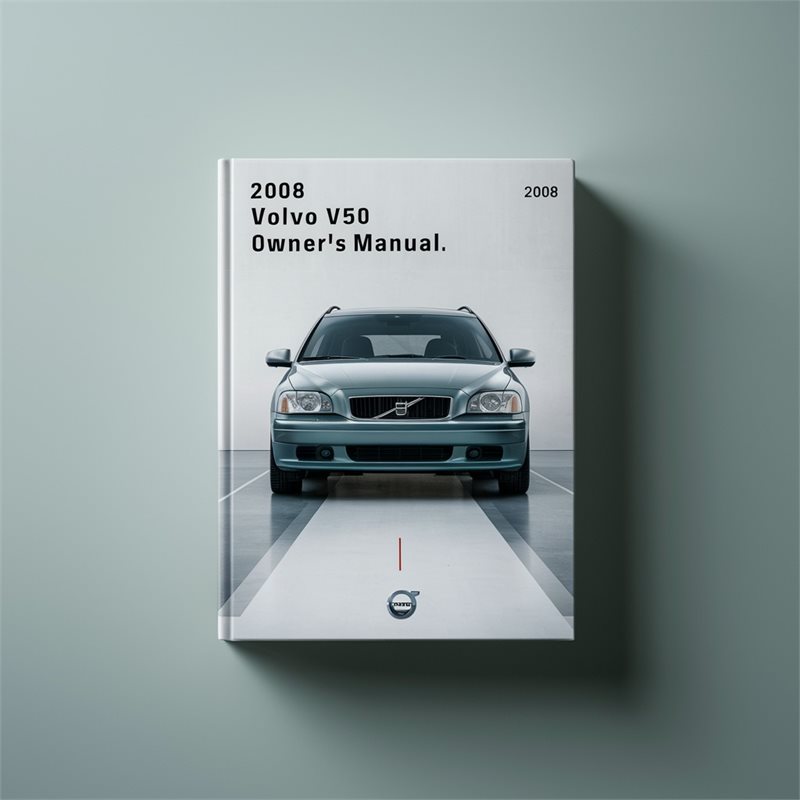 08 Volvo V50 2008 Owners Manual 