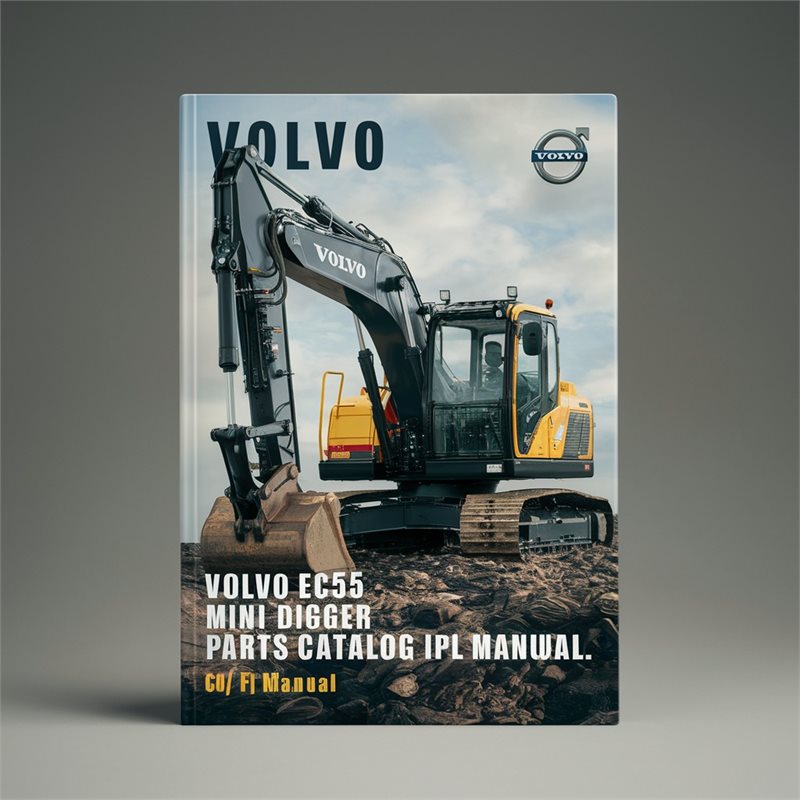 VOLVO EC55B Mini DIGGER Excavator Parts Catalog IPL Manual 