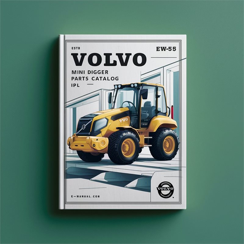 VOLVO EW55B Mini DIGGER Excavator Parts Catalog IPL Manual 
