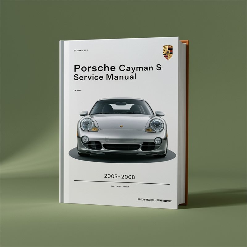 2005 2006 2007 2008 PORSCHE CAYMAN S Service Repair Manual 