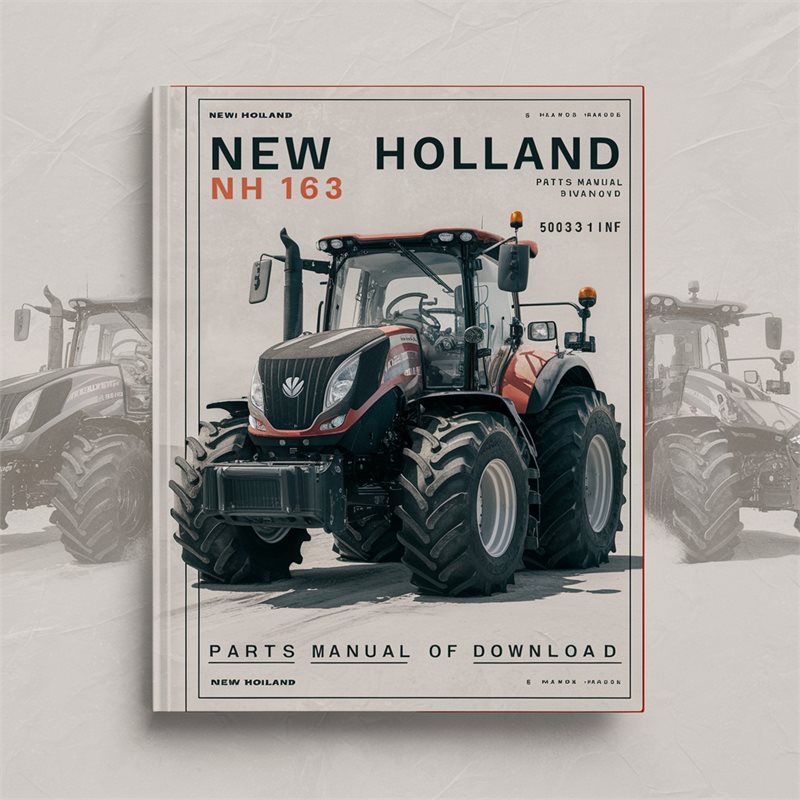 New Holland NH 163 TEDDER Parts Manual 5016311NF  