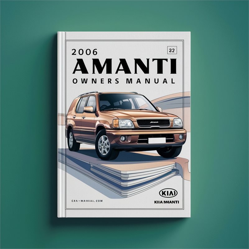 2006 KIA Amanti Owners Manual 