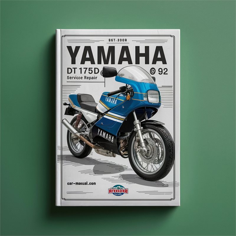  Yamaha DT175 DT175D DT 175 92 Service Repair Workshop Manual
