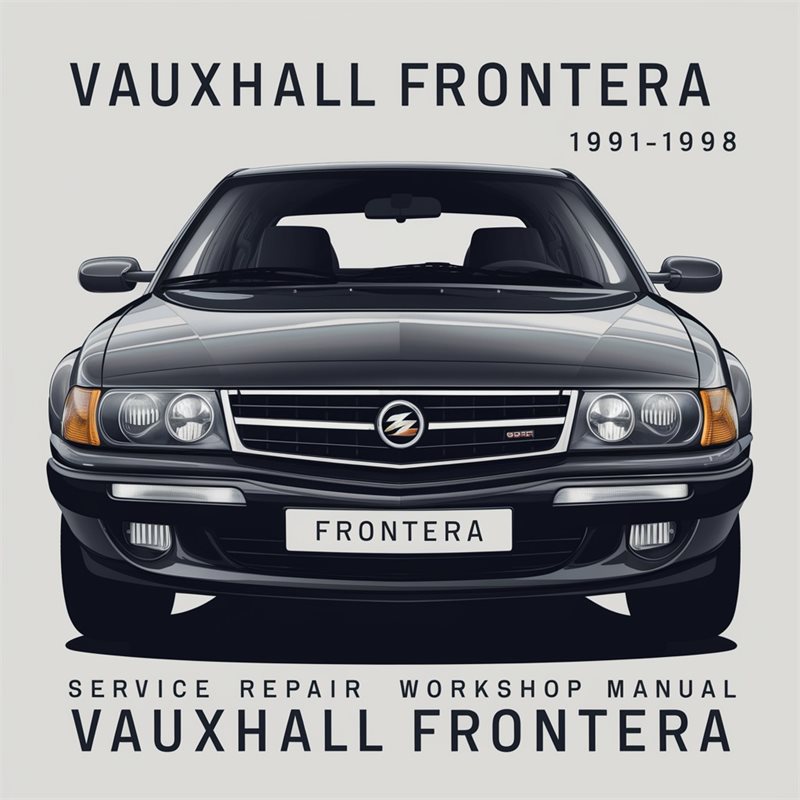 Vauxhall Frontera 1991 1992 1993 1994 1995 1996 1997 1998 Service Repair Workshop Manual 
