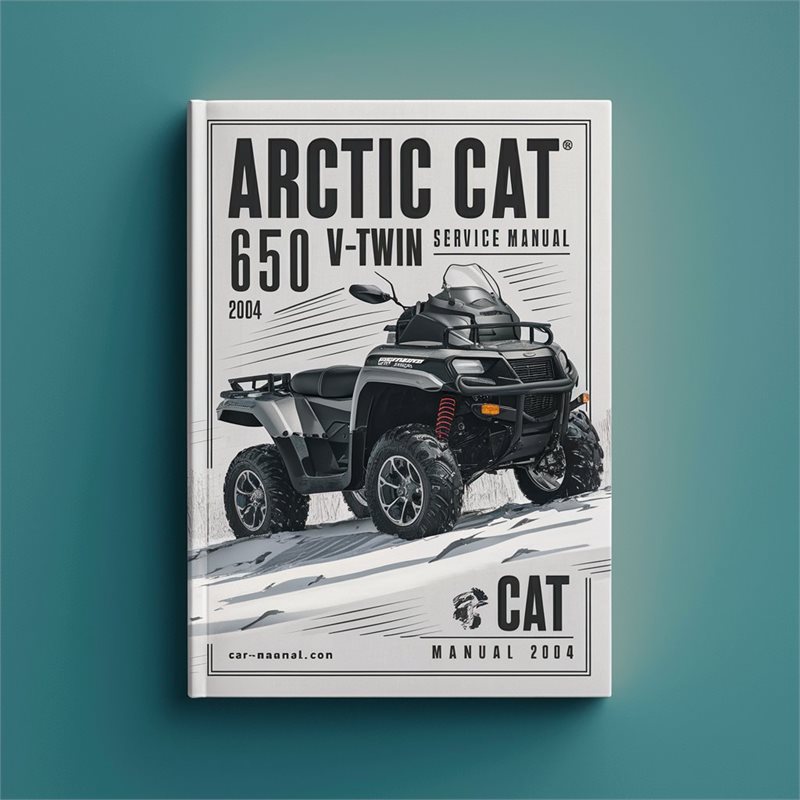 Arctic Cat 650 V-Twin ATV Service Manual Repair 2004 