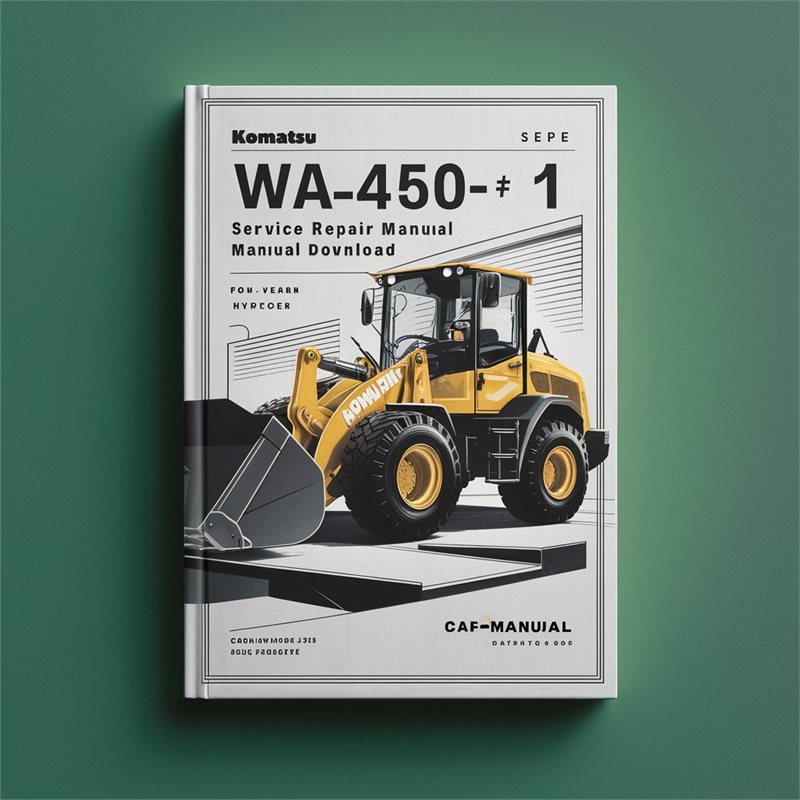 Komatsu WA450-1 Wheel Loader Service Repair Manual  #2