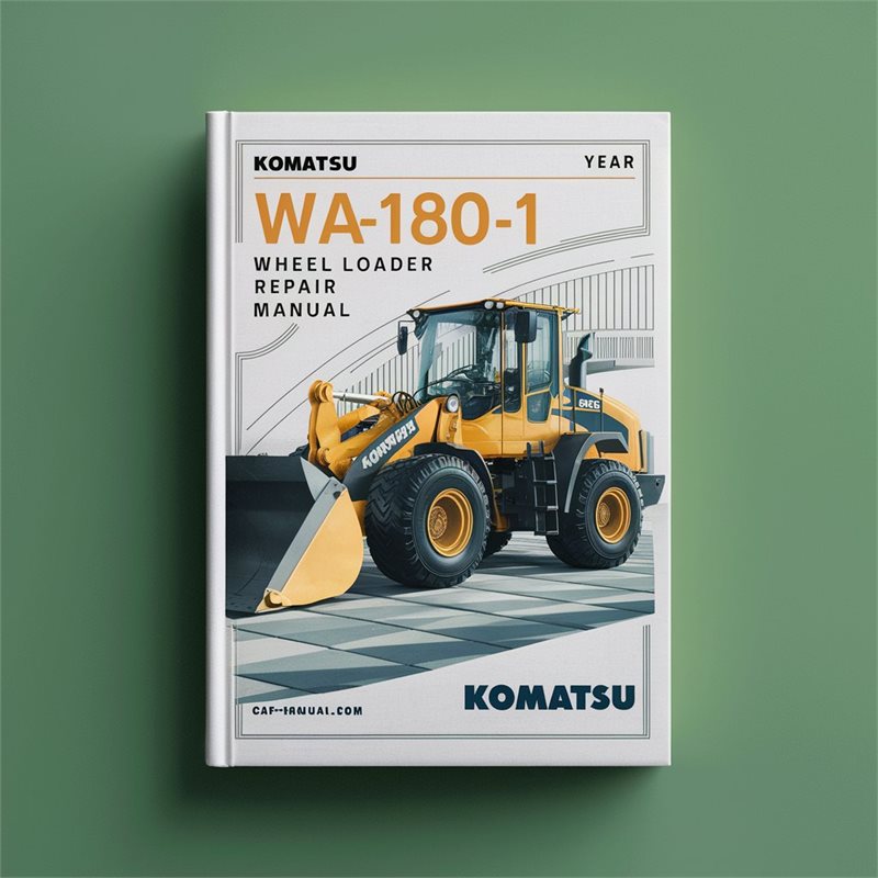 Komatsu WA180-1 Wheel Loader Service Repair Manual 