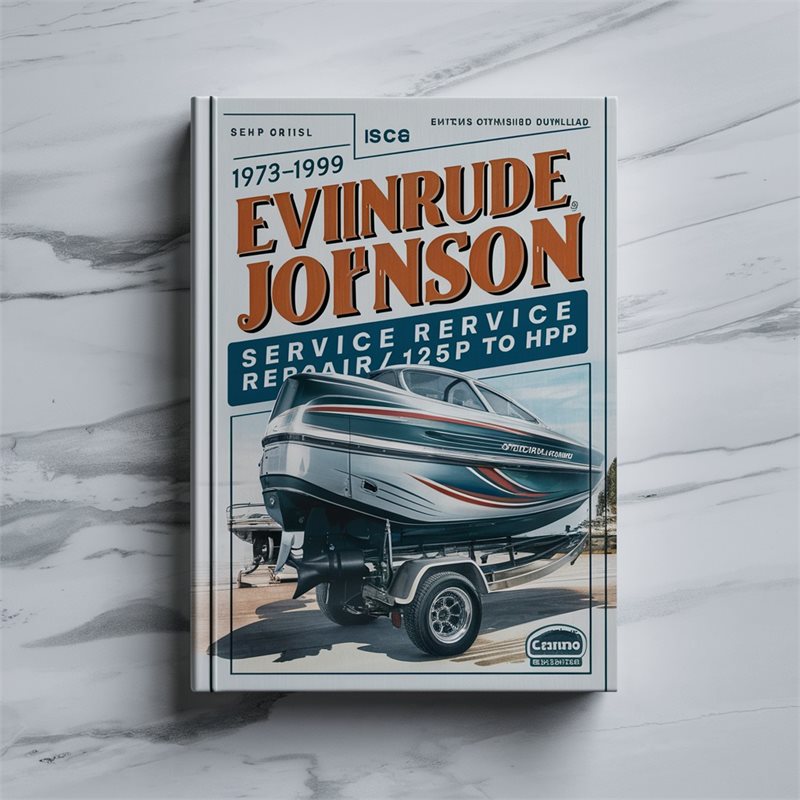 1973-1989 Evinrude Johnson Outboard Service Repair Shop Manual (48 HP to 235 HP)