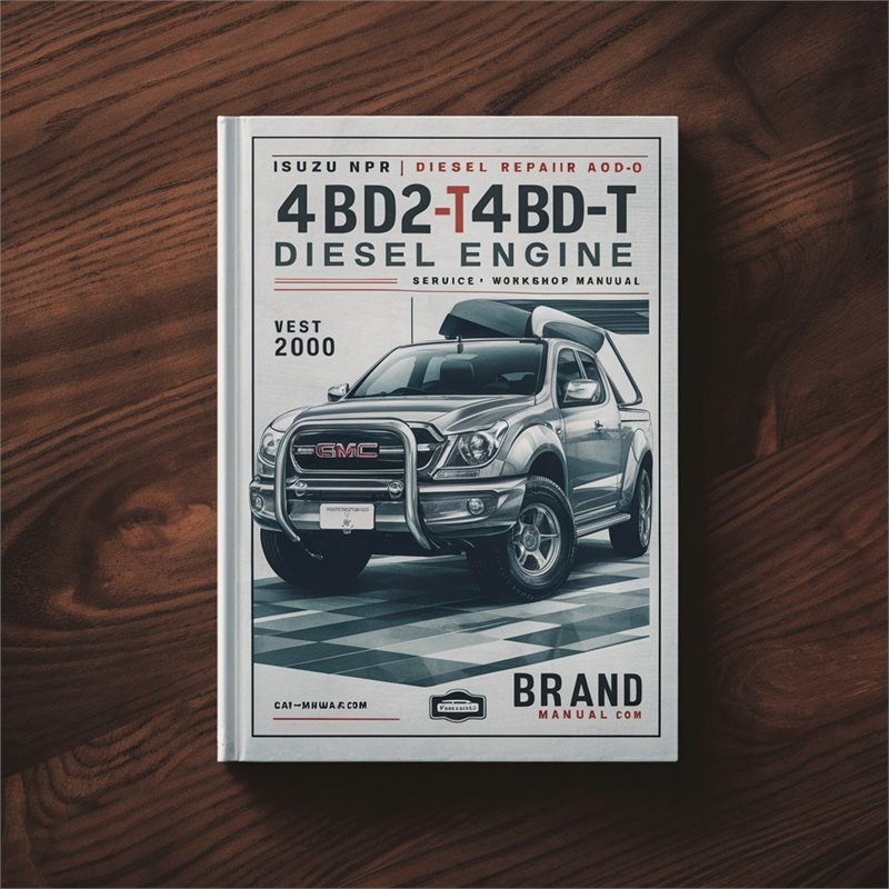 4BD2-T 4BD2T 4BD2 T Diesel Engine Service/Repair/Workshop Manual-IN Isuzu NPR GMC W4 CHEVY 4000 