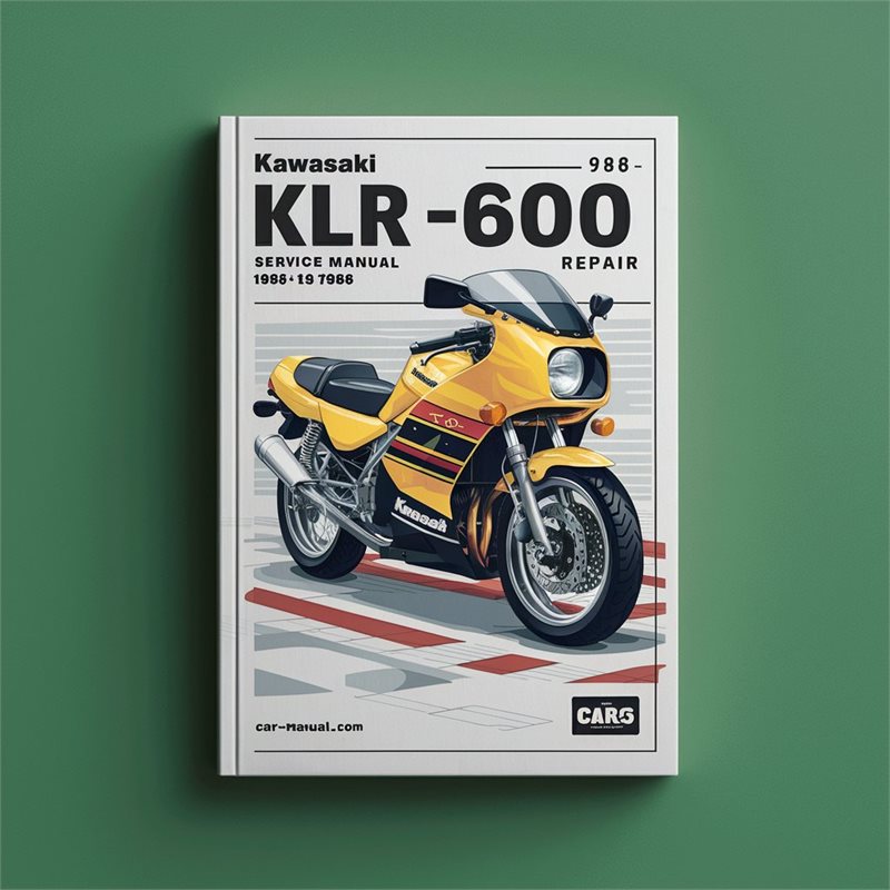 Kawasaki KLR600 Service Manual Repair 1984-1986 KLR 600 