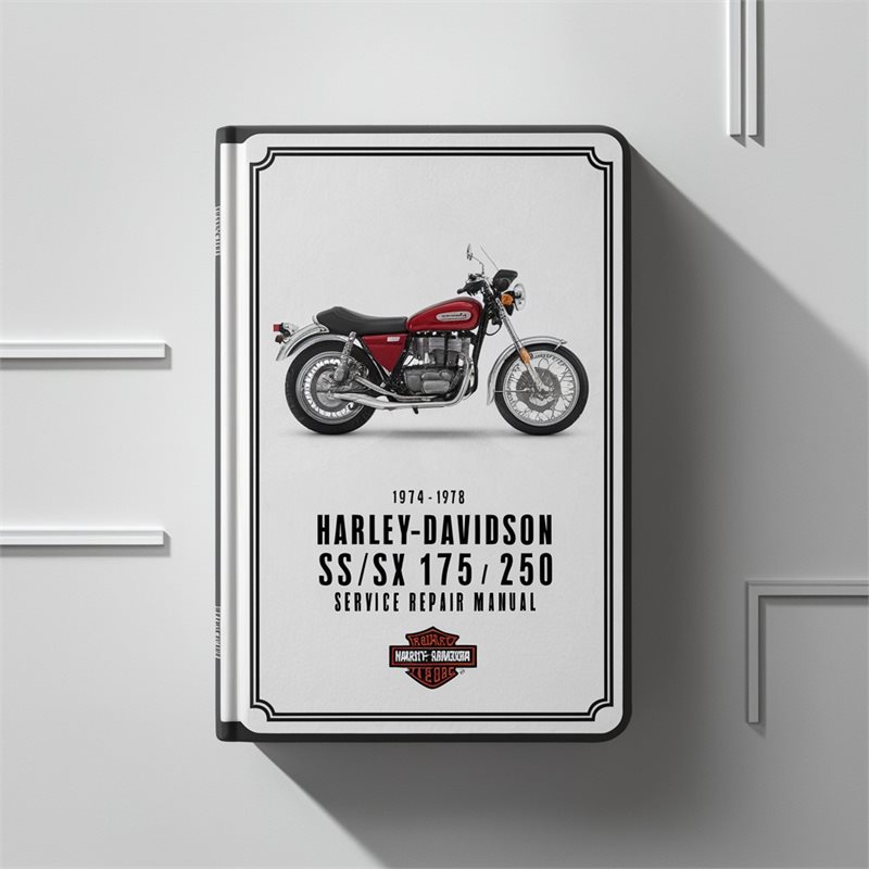 1974-1978 Harley-Davidson SS/SX 175 250 Service Repair Manual