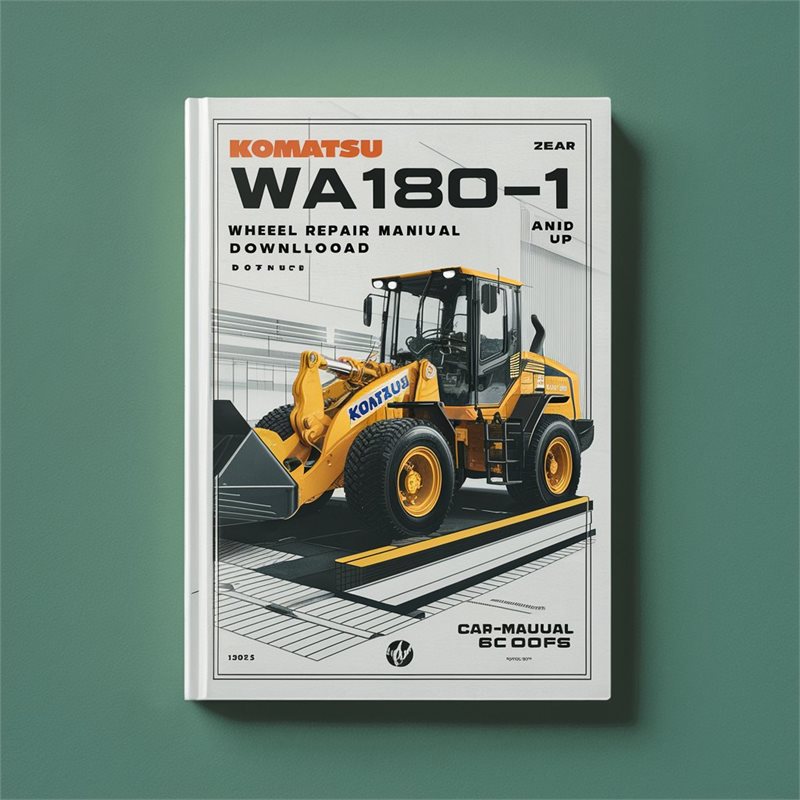 Komatsu WA180-1 Wheel Loader Service Repair Manual -10001 and up