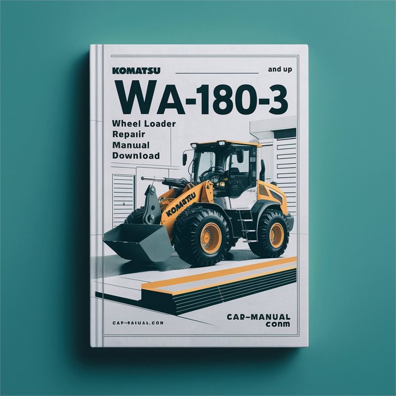 Komatsu WA180-3 Wheel Loader Service Repair Manual -50001 and up
