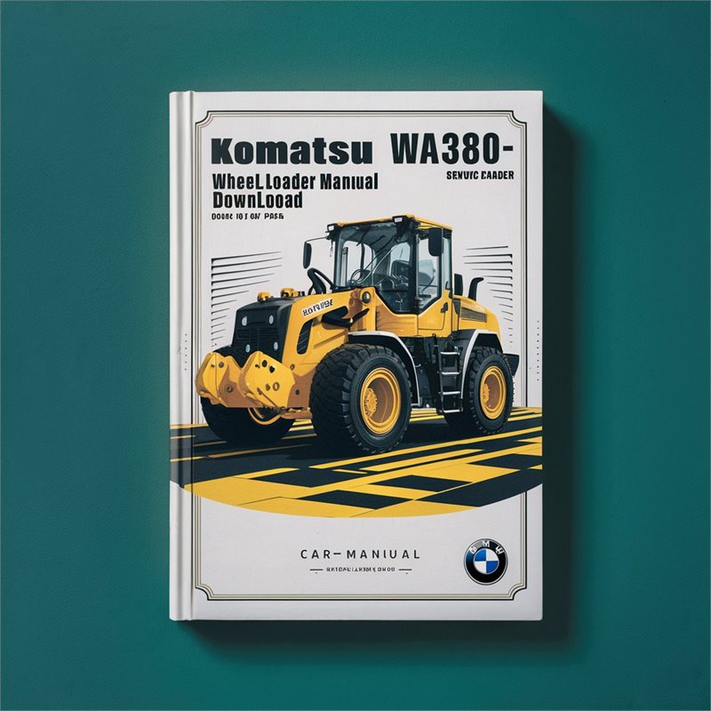 Komatsu WA380-5 Wheel Loader Service Repair Manual -60001 and up