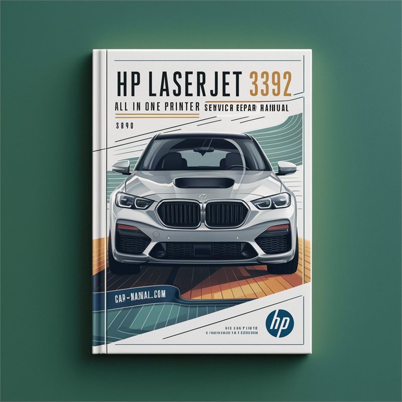 HP LaserJet 3390 3392 All in One Printer Service Repair Manual 