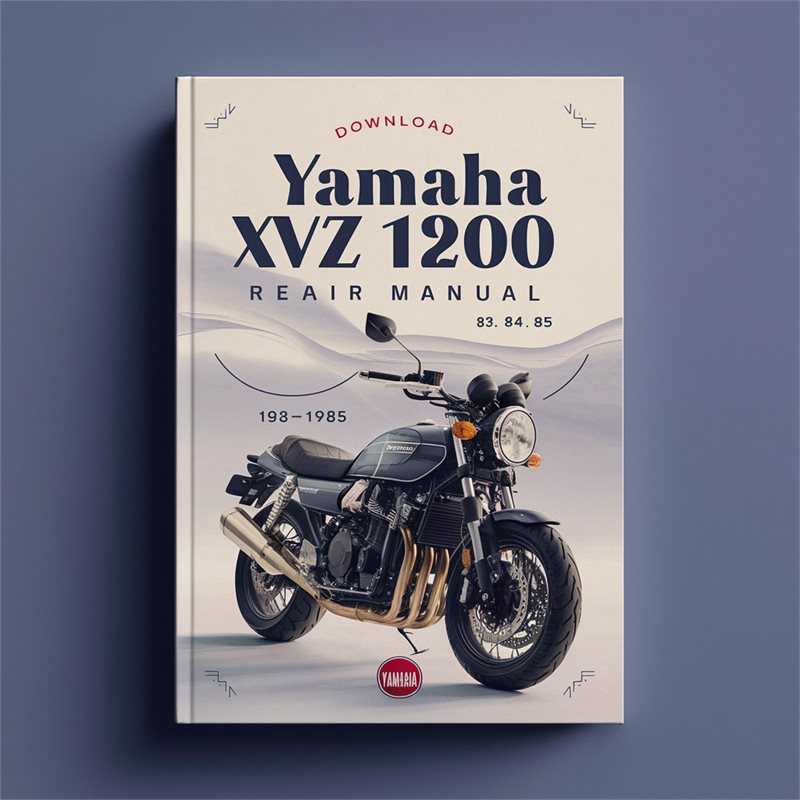  Yamaha XVZ 1200 Venture Repair Manual 83 84 85