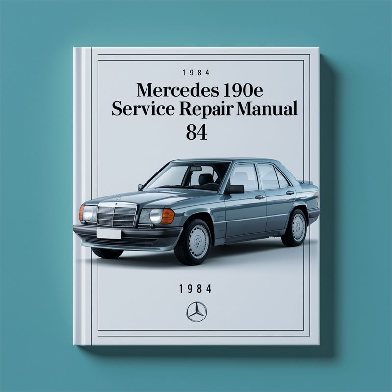 1984 Mercedes 190E Service Repair Manual 84 