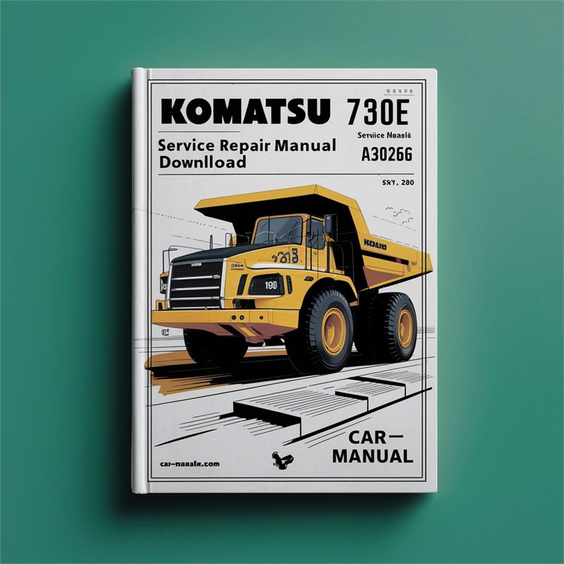 Komatsu 730E DUMP Truck Service Repair Manual  A30260