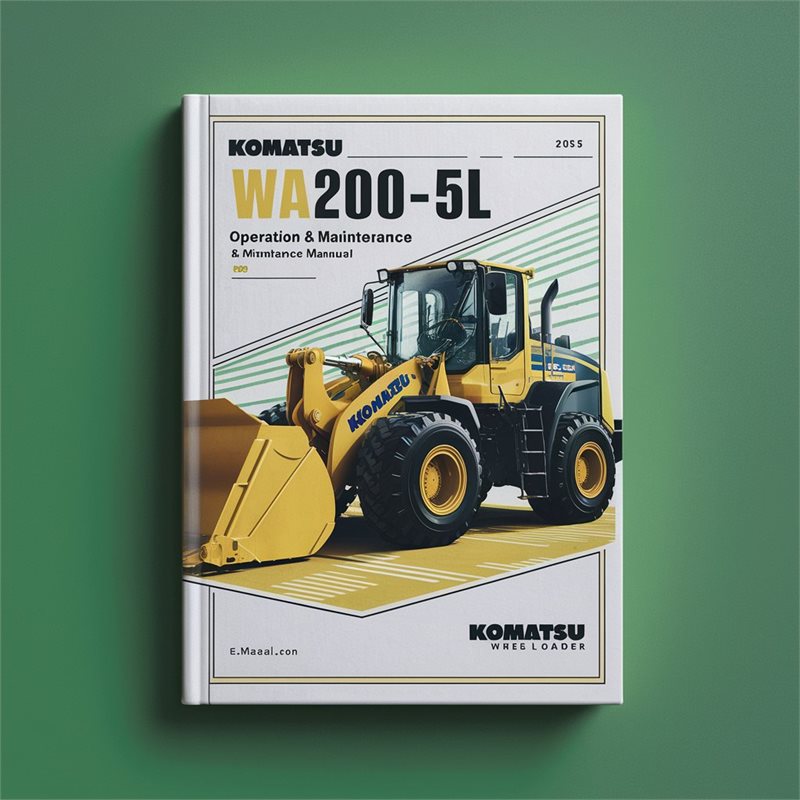 Komatsu WA200-5L Wheel Loader Operation & Maintenance Manual 