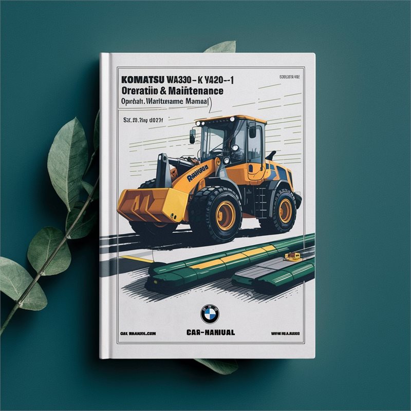 Komatsu WA380-1 WA420-1 Wheel Loader Operation & Maintenance Manual (S/N: 20292 and up 20159 and up) 