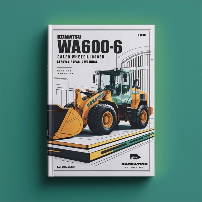 Komatsu WA600-6 Galeo Wheel Loader Service Repair Workshop Manual 