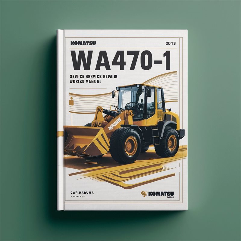 Komatsu WA470-1 Wheel Loader Service Repair Workshop Manual 