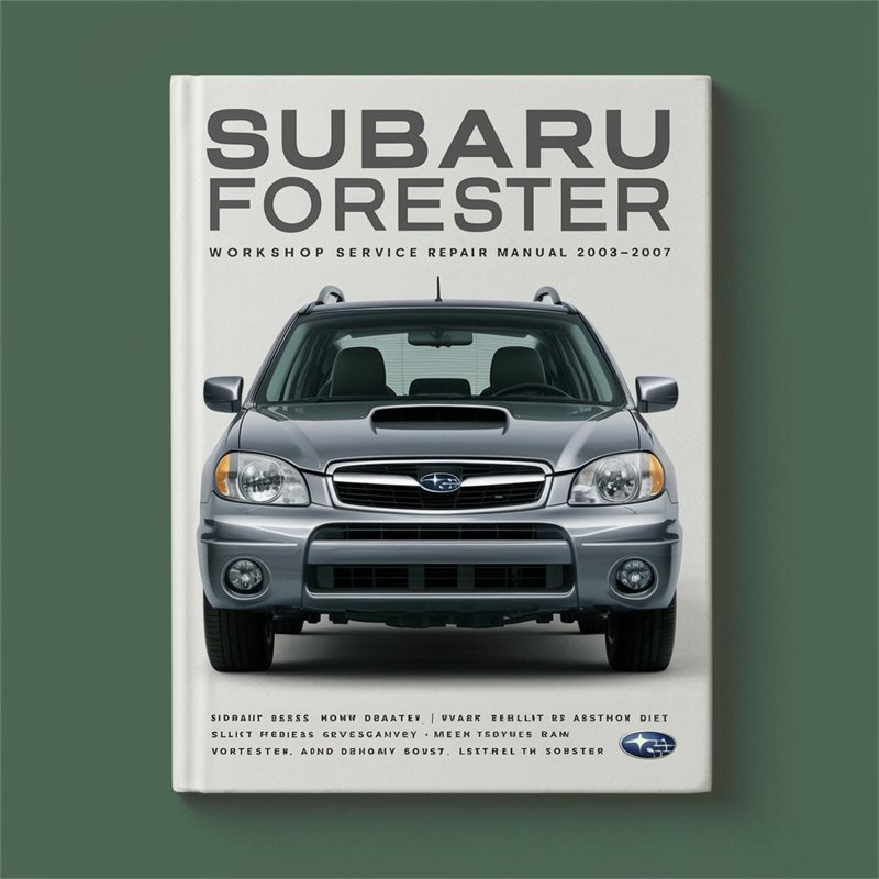 Subaru Forester Workshop Service Repair Manual 2003-2007 (16 000+ Pages 409MB Searchable  Bookmarked iPad-ready) 
