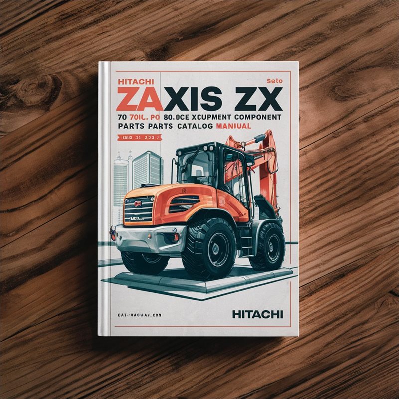 Hitachi ZAXIS ZX 70 70LC 80 80LCK 80SB 80SBLC Excavator Equipment Component Parts Catalog Manual 