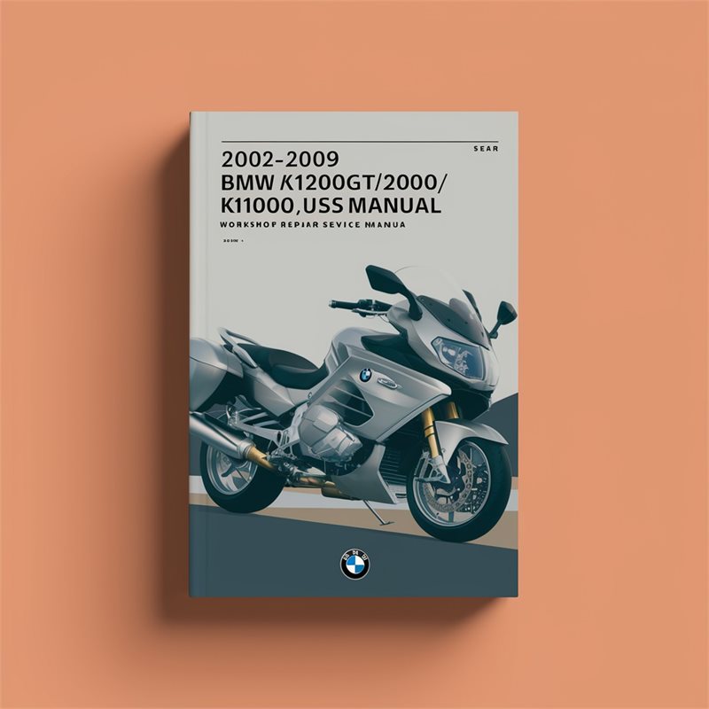 2002-2009 BMW K1200GT/K1200R/K1200S Motorbike Workshop Repair Service Manual Best 