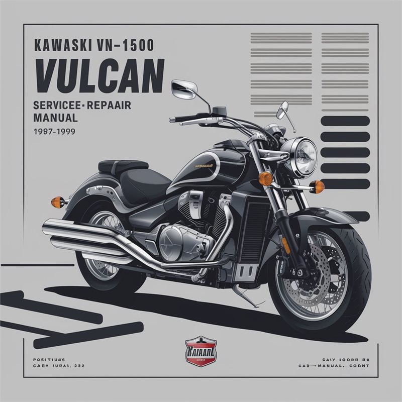 Kawaski VN1500 Vulcan Service Repair Manual 1987-1999 