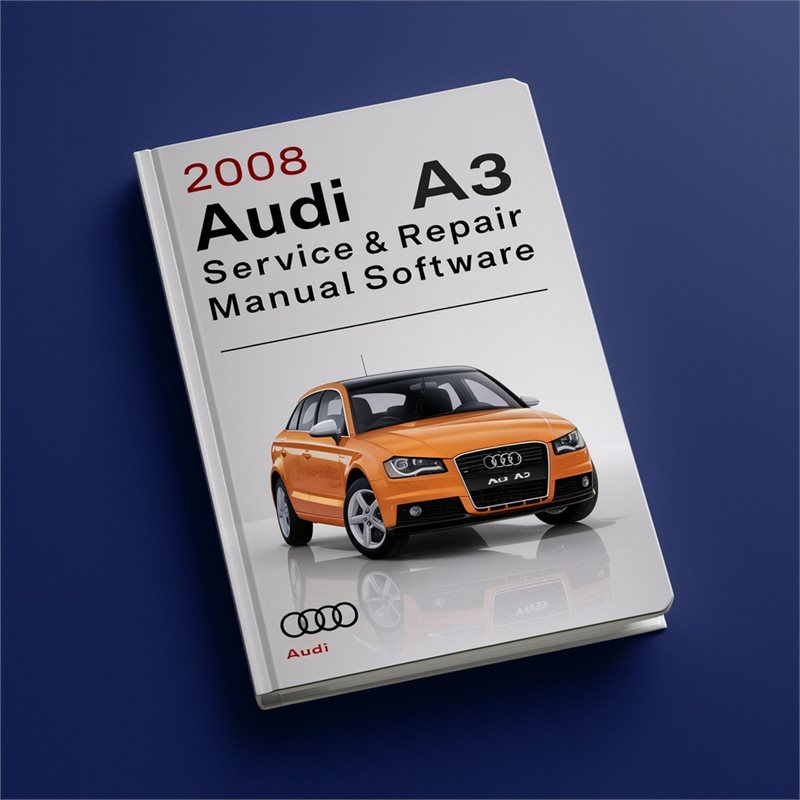 2008 Audi A3 Service & Repair Manual Software 