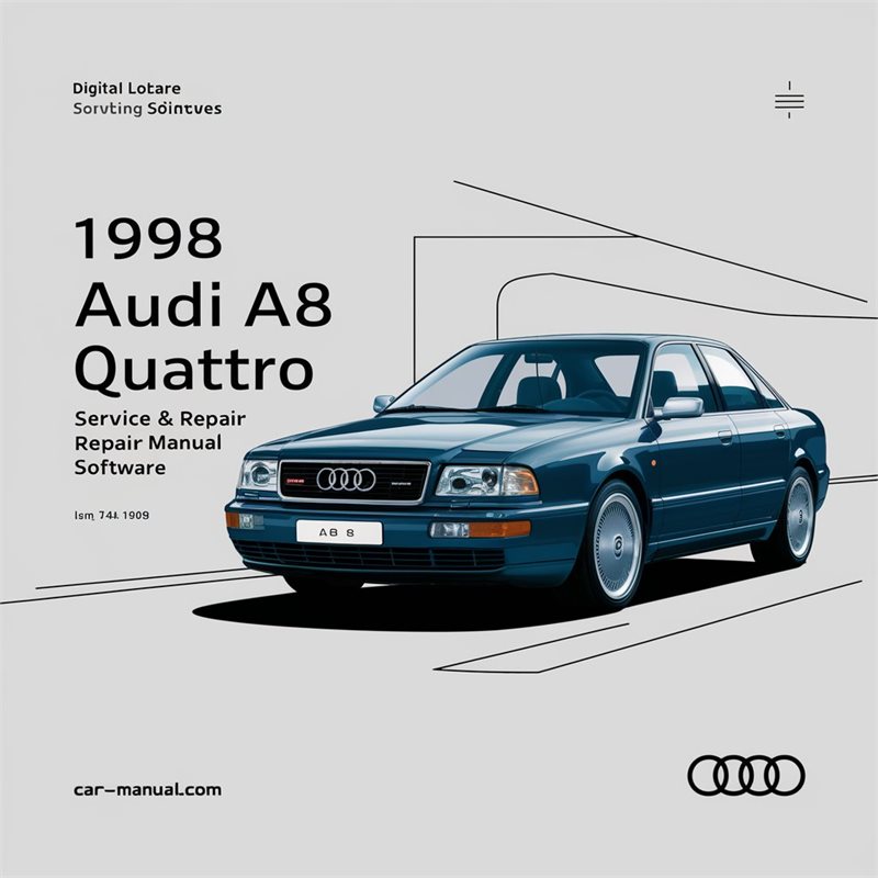 1998 Audi A8 Quattro Service & Repair Manual Software 