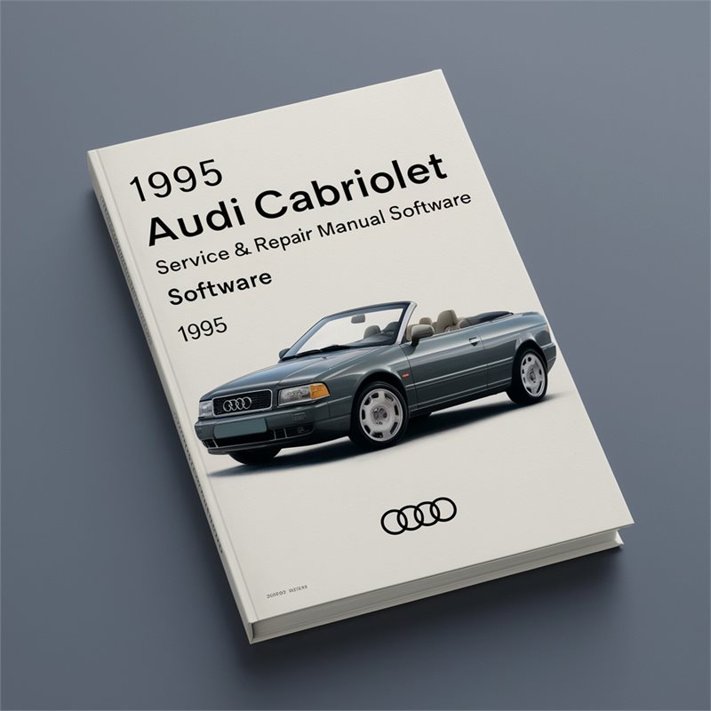 1995 Audi Cabriolet Service & Repair Manual Software 