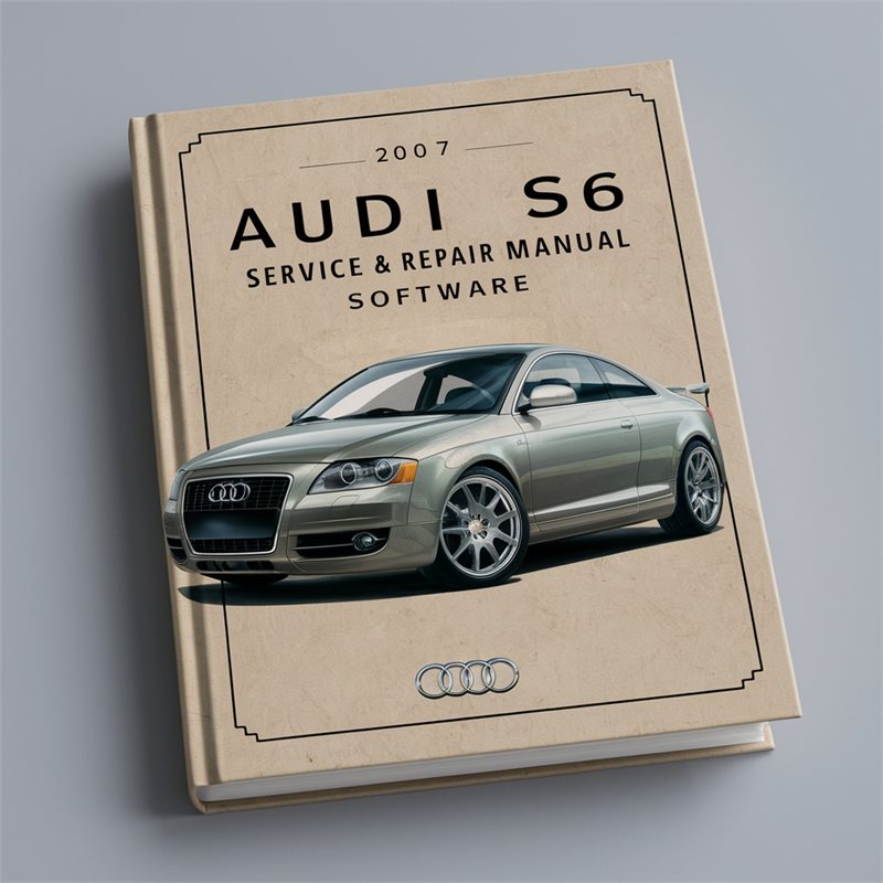 2007 Audi S6 Service & Repair Manual Software 