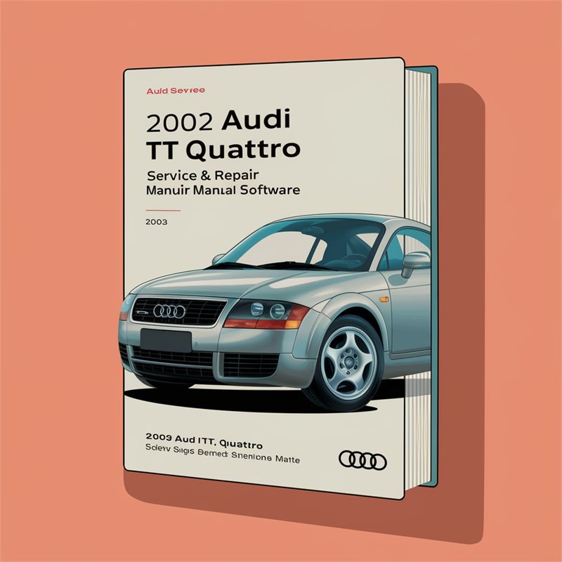 2002 Audi TT Quattro Service & Repair Manual Software 