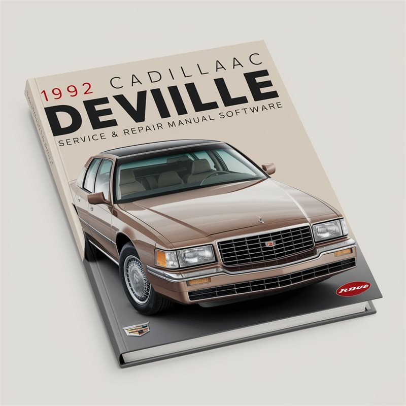 1992 Cadillac Deville Service & Repair Manual Software 