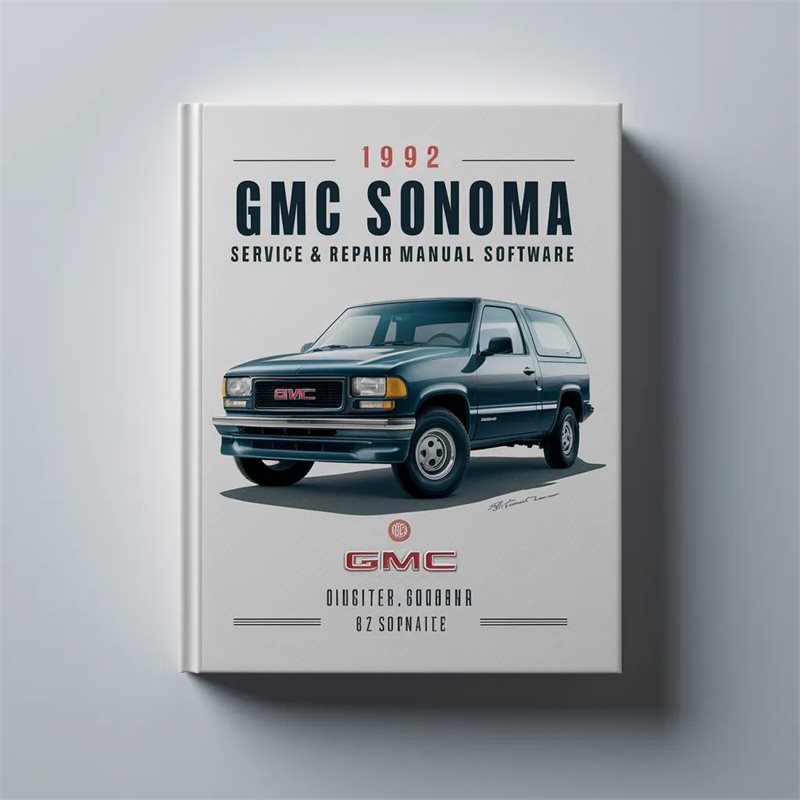 1992 GMC Sonoma Service & Repair Manual Software 