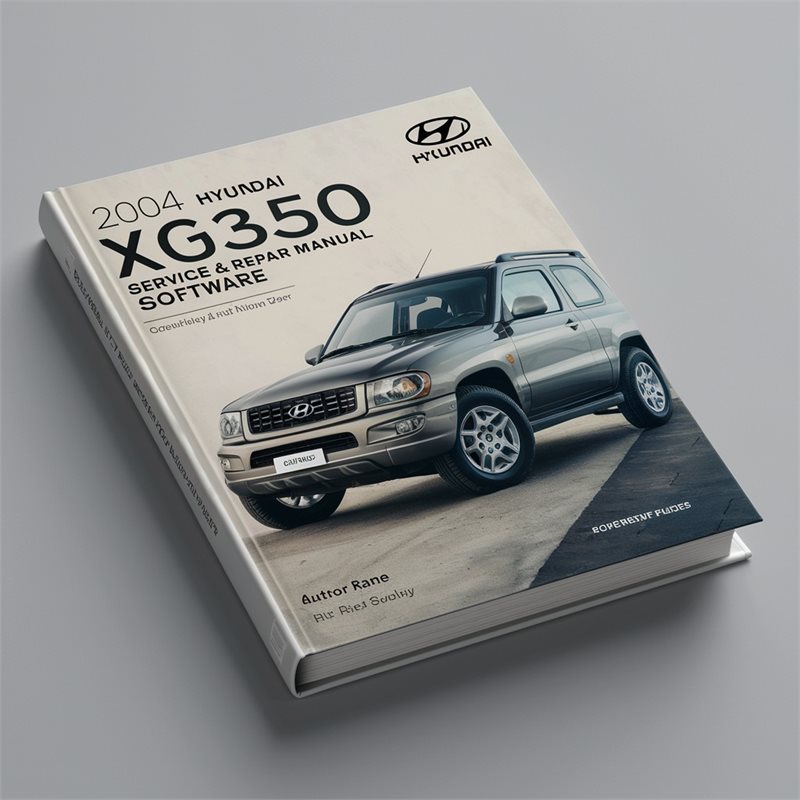 2004 Hyundai XG350 Service & Repair Manual Software 