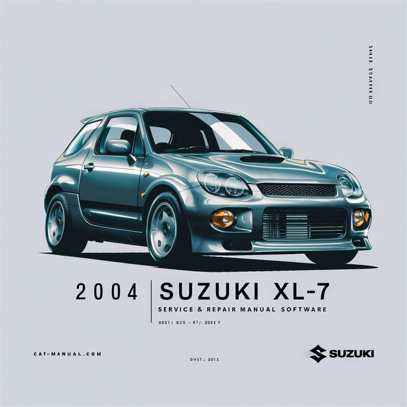 2004 Suzuki XL-7 Service & Repair Manual Software 