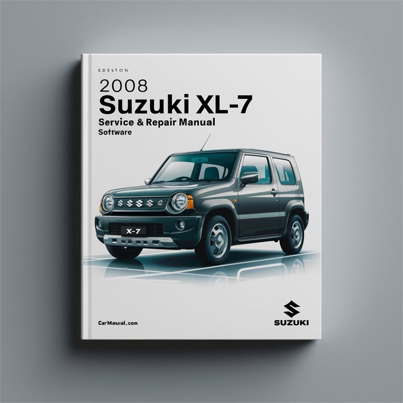 2008 Suzuki XL-7 Service & Repair Manual Software 