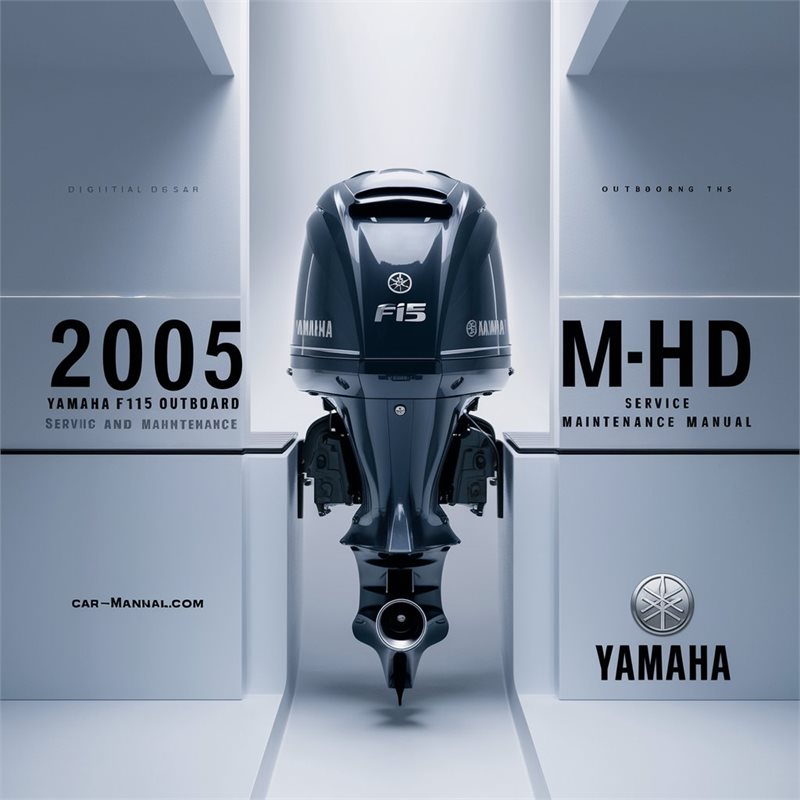 2005 Yamaha F15 MSHD Outboard Service Repair maintenance Manual. Factory Service Manual 