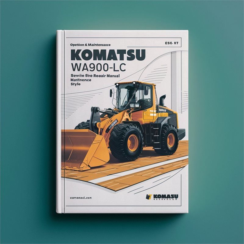 Komatsu WA900-1LC Wheel Loader Service Repair Manual + Operation & Maintenance Manual 