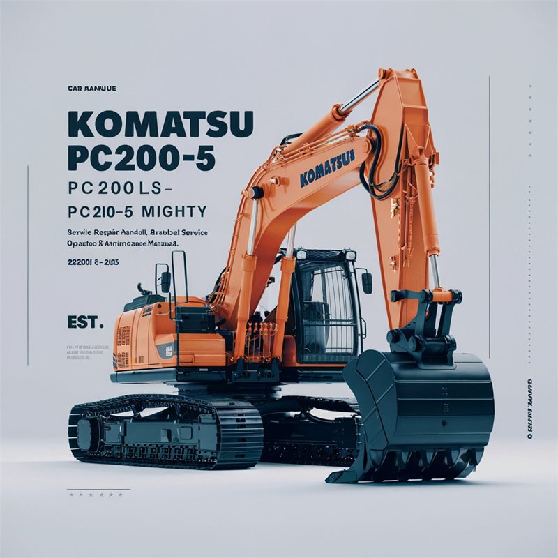 Komatsu PC200-5, PC200LC-5, PC220-5, PC220LC-5 Hydraulic Excavator Service Repair Manual