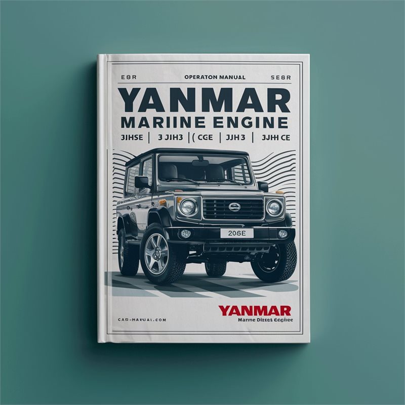 Yanmar Marine Diesel Engine 3JH3(B)E 3JH3(C)E 4JH3(B)E 4JH3(C)E Operation Manual 