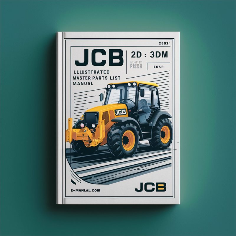 JCB 2D 3 3DM Illustrated Master Parts List Manual 