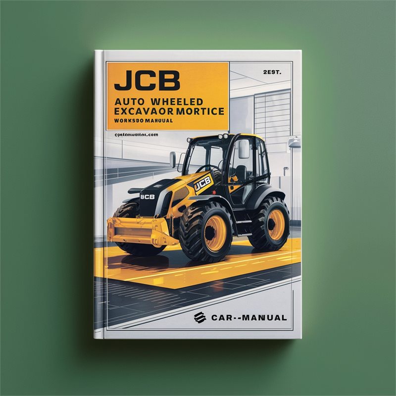 Jcb Js175w Auto Wheeled Excavator Service Repair Workshop Manual 