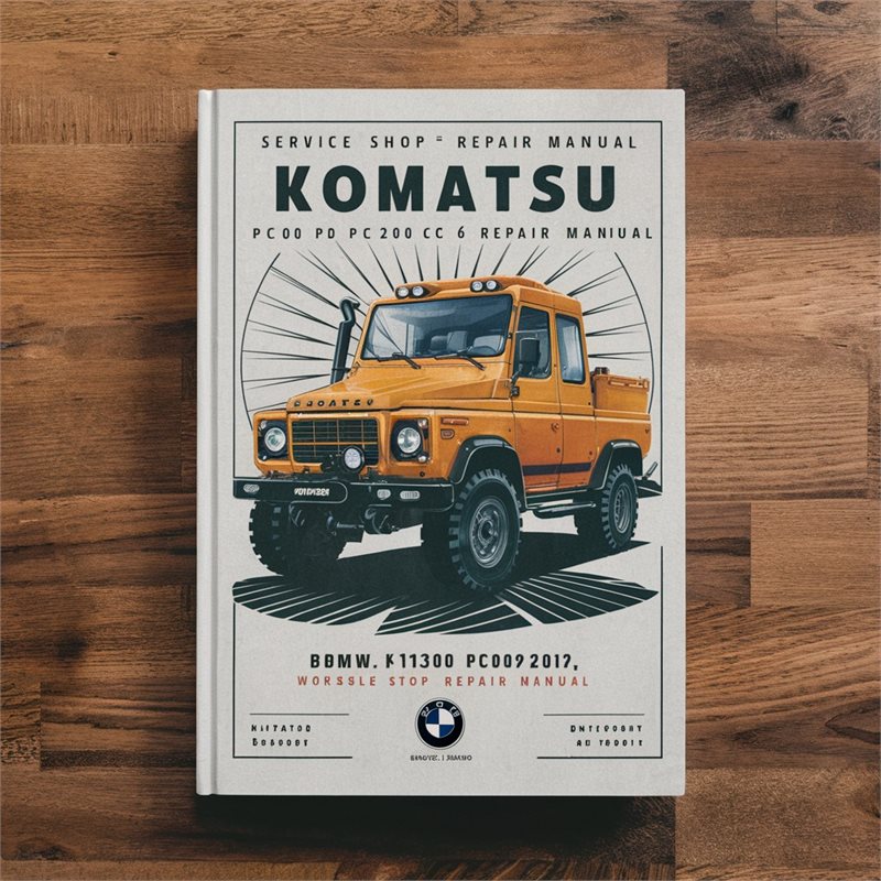 Komatsu PC200-6, PC210-6, PC220-6, PC230-6 Excavator Service Shop Repair Manual PDF