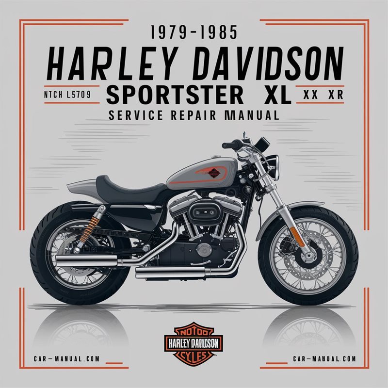 1979-1985 Harley Davidson Sportster XL XR Service Repair Manual 