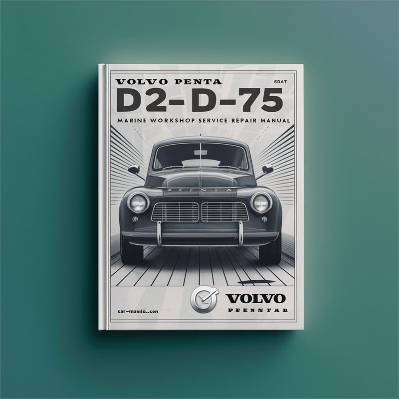 VOLVO PENTA D2-55 D2-75 Marine Workshop Service Manual PDF Download